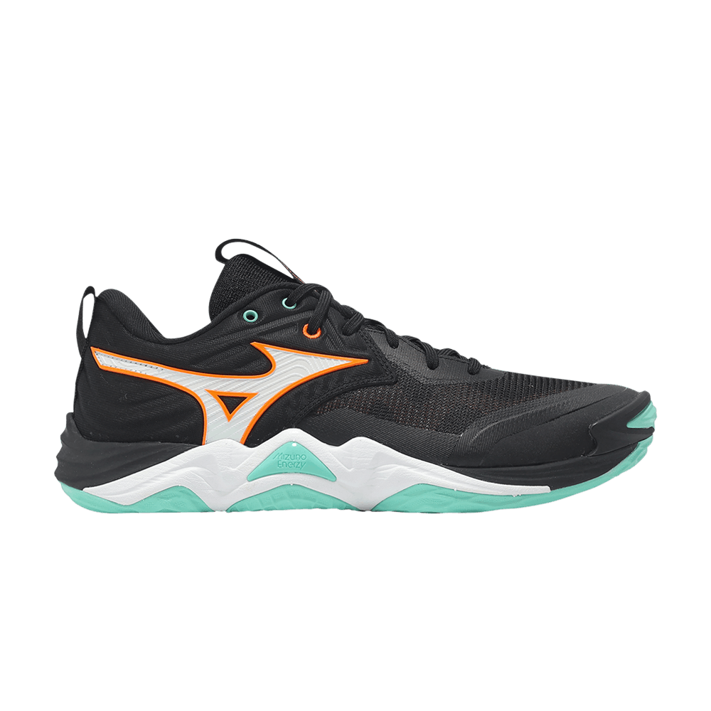 Mizuno Wave Momentum Elite 'Black Tangelo Ice Green' V1GA251212