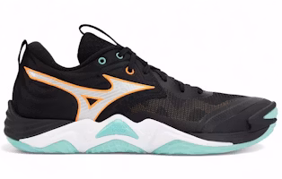 Mizuno Wave Momentum Elite 'Black Tangelo Ice Green' V1GA251212 Mizuno Wave Momentum Elite 'Black Tangelo Ice Green' V1GA251212