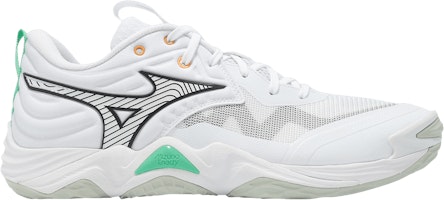 Mizuno Wave Momentum Elite 'White Black Frozen Emerald' V1GA251221 Mizuno Wave Momentum Elite 'White Black Frozen Emerald' V1GA251221