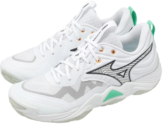 Mizuno Wave Momentum Elite 'White Black Frozen Emerald' V1GA251221 Lookbook Mizuno Wave Momentum Elite 'White Black Frozen Emerald' V1GA251221