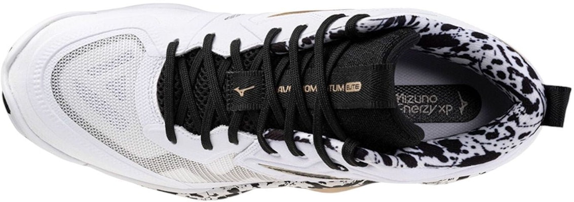 Mizuno Wave Momentum Elite Mid 'White Black' V1GA251741 Lookbook Mizuno Wave Momentum Elite Mid 'White Black' V1GA251741