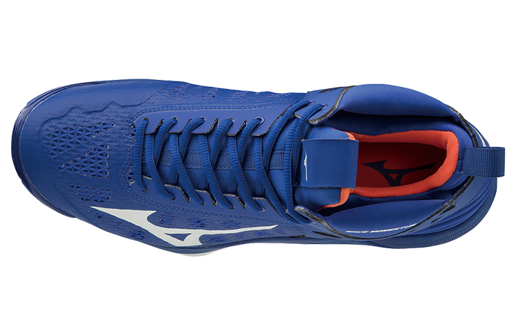 Lookbook Mizuno Wave Momentum Mid 'Azul Blanco' V1GA191700
