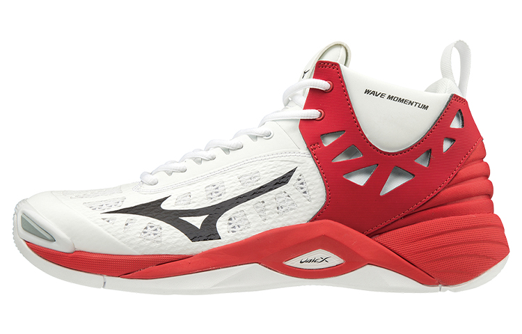 Mizuno Wave Momentum Mid 'White Red' V1GA191708