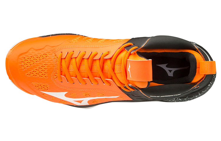 Lookbook Mizuno Wave Momentum Mid 'Kuning Hitam' V1GA191754