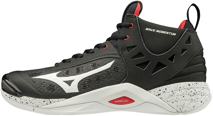 Mizuno Wave Momentum Mid Volleyball 'Black White' V1GA191701 Buy Mizuno Wave Momentum Mid Volleyball 'Black White' V1GA191701