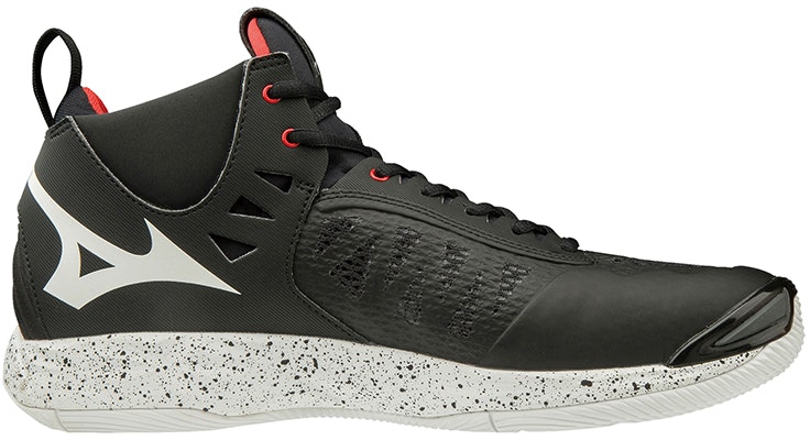 Mizuno Wave Momentum Mid Volleyball 'Black White' V1GA191701 Order Mizuno Wave Momentum Mid Volleyball 'Black White' V1GA191701