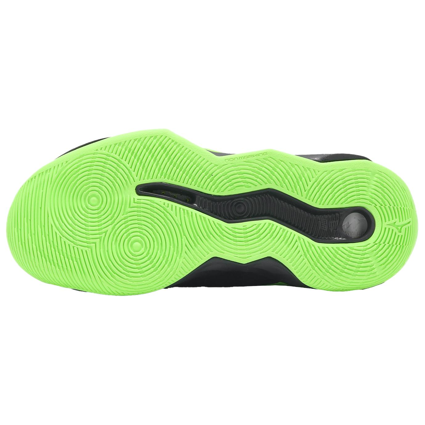Shop Mizuno Wave Momentum Pro ''Hitam Hijau'' V1GA254049