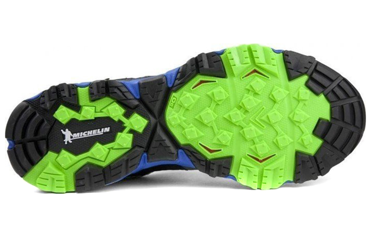 Shop Mizuno Wave Mujin 3 GTX Basses Résistantes Vert Bleu J1GJ165703