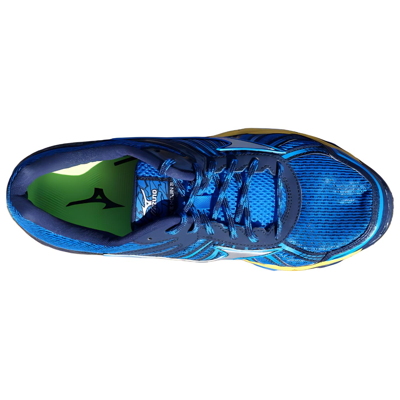 Shop Mizuno Wave Mujin 3 Lage Sneakers Slijtvast Blauw Geel J1GJ167004