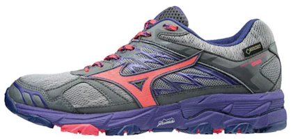 Mizuno Wave Mujin 4 G-tx Low Tops Gray Purple Pink J1GK175760 Mizuno Wave Mujin 4 G-tx Low Tops Gray Purple Pink J1GK175760