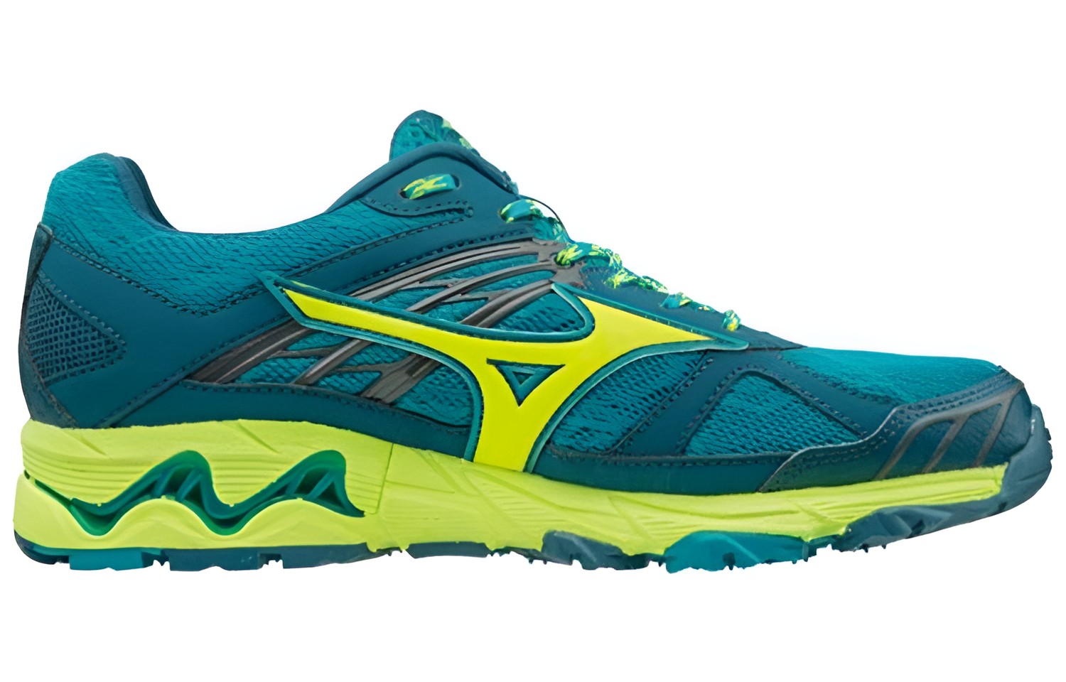 Order Mizuno Wave Mujin 4 GTX 'Hijau Kuning' J1GK177044