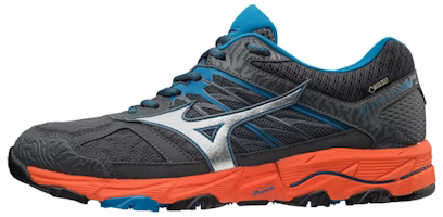 Mizuno Wave Mujin 5 GTX 'Black Red Blue' J1GJ185703 Mizuno Wave Mujin 5 GTX 'Black Red Blue' J1GJ185703