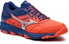 Lookbook Mizuno Wave Mujin 5 Ringan Bernafas Biru Jingga J1GJ187003