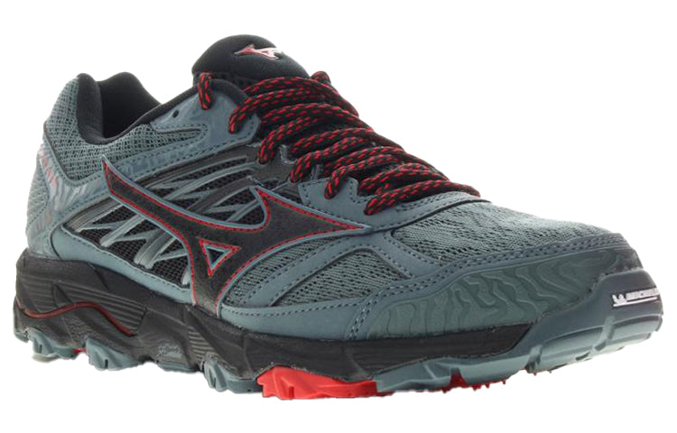 Lookbook 미즈노 웨이브 무진 5 블랙/레드 스니커즈 J1GJ187009