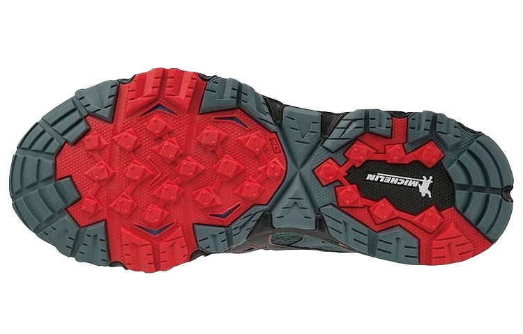 Shop 미즈노 웨이브 무진 5 블랙/레드 스니커즈 J1GJ187009