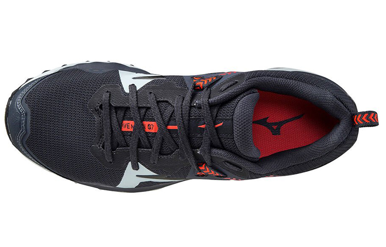 Lookbook Mizuno Wave Mujin 7 'Hitam Merah' J1GJ207009