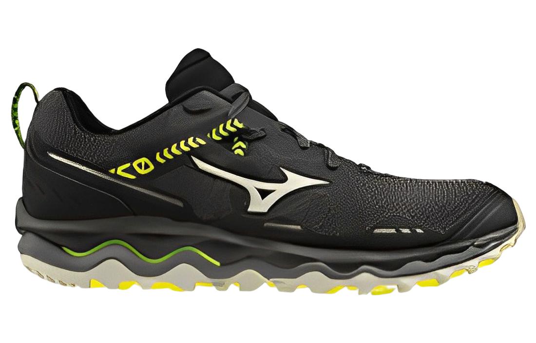 Order Mizuno Wave Mujin 7 'Hitam Hijau' J1GJ207039