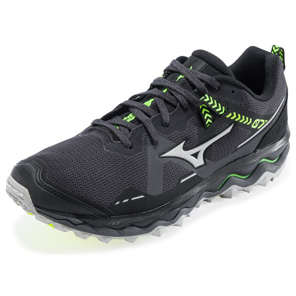 Lookbook Mizuno Wave Mujin 7 'Hitam Hijau' J1GJ207039