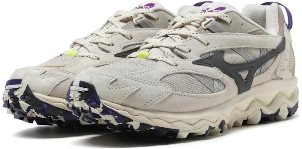 美津濃 Wave Mujin TL 透氣輕便 低幫 跑步鞋 男女同款 米色 Lookbook 美津濃 Wave Mujin TL 透氣輕便 低幫 跑步鞋 男女同款 米色