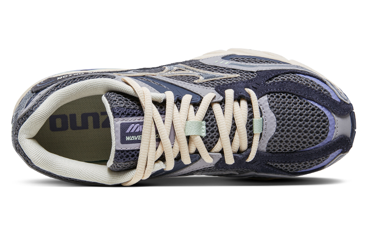 Order 美津浓 復古機能減震防滑耐磨透氣 低幫跑步鞋 男女同款 深灰紫