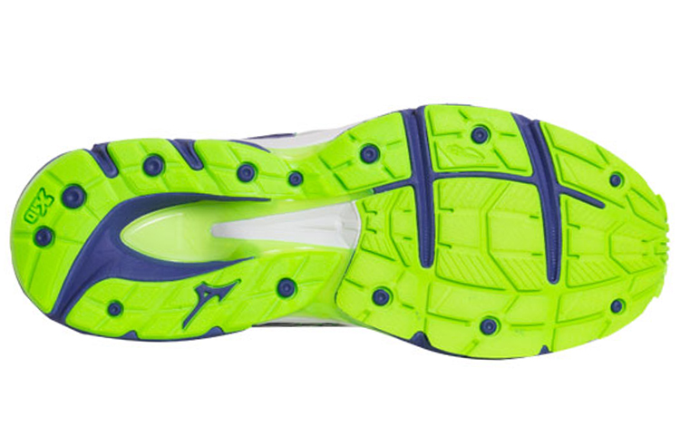 Purchase Mizuno Wave Paradox 3 Baskets Basses Résistantes Bleu Vert J1GC161203