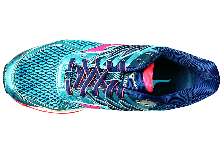 Lookbook Mizuno Wave Paradox 3 Verschleißfest Blau Pink Weiß ''Blue Pink'' J1GD164060