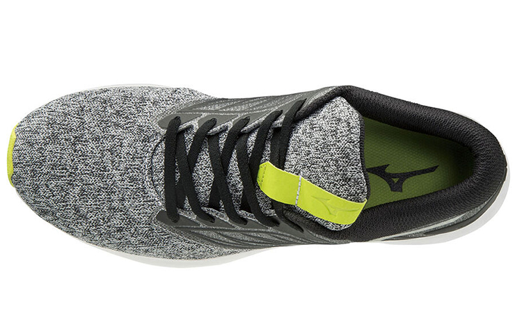 Lookbook Mizuno Wave Polaris ''Grau Schwarz'' J1GC198197