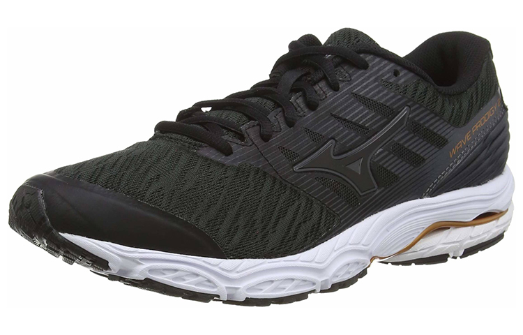 Lookbook Mizuno Wave Prodigy 2 Baskets Basses Résistantes Noir Blanc J1GR181047