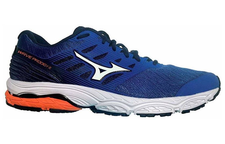 Order Mizuno Wave Prodigy 2 Baskets Basses Résistantes Bleu Blanc J1GR181072