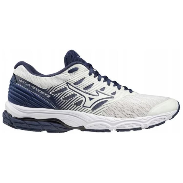 Order Mizuno Wave Prodigy 2 Lage Sneakers Slijtvast Wit Blauw J1GR181001
