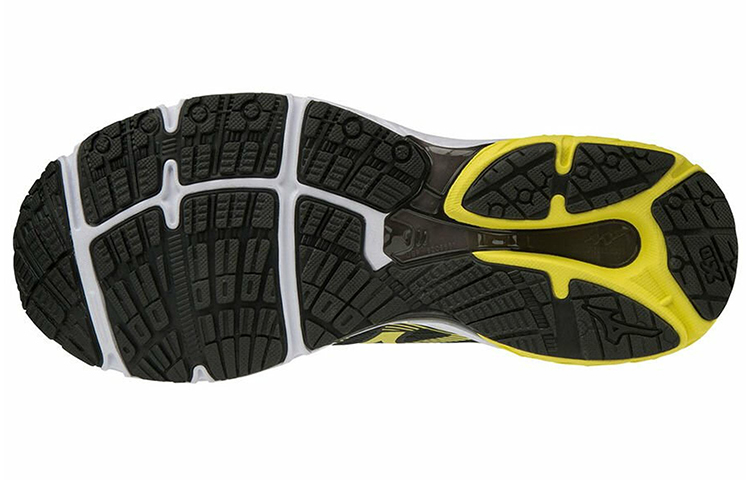 Shop Mizuno Wave Prodigy 2 Baskets Basses Jaune Noir Résistantes à l''usure J1GR181071