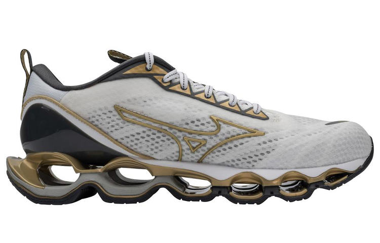 Lookbook Mizuno Wave Prophecy 11 'Putih Emas' J1GC228350