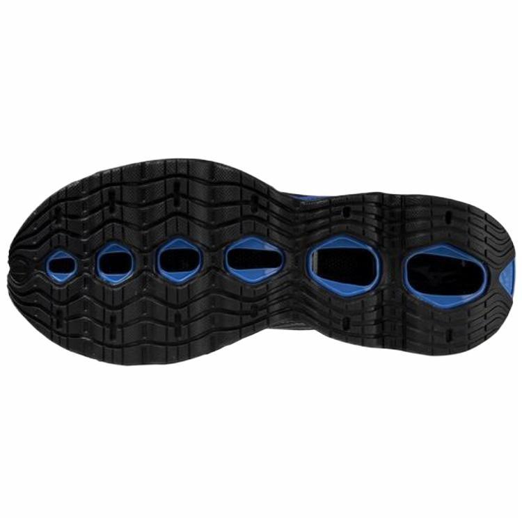 Shop 美津濃 Wave Prophecy 12 '黑牡蠣藍灰燼' 411387-9H5J