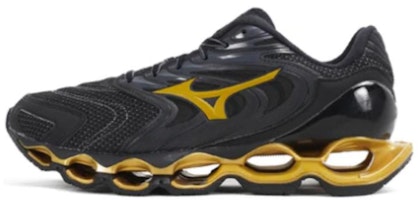 Mizuno Wave Prophecy 12 S 'Black Gold Reflective' J1GC234957 Mizuno Wave Prophecy 12 S 'Black Gold Reflective' J1GC234957