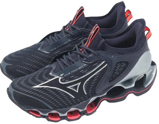 Mizuno Wave Prophecy 14 ''Navy Silver'' Sepatu Pria J1GC255182 Lookbook Mizuno Wave Prophecy 14 ''Navy Silver'' Sepatu Pria J1GC255182