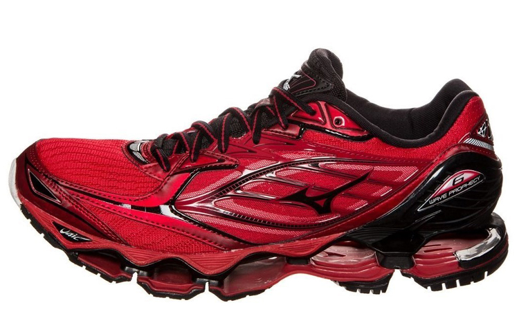 Mizuno Wave Prophecy 6 Low Tops Wear-resistant Red Black J1GC170010