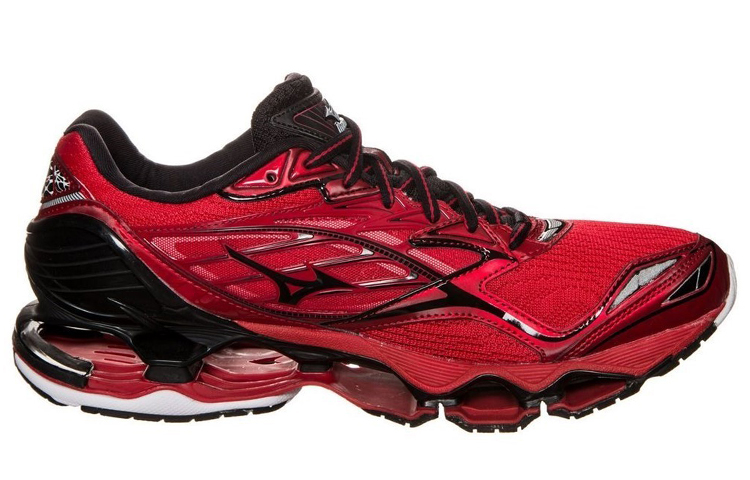 Order Mizuno Wave Prophecy 6 Baskets Basses Résistantes Rouge Noir J1GC170010