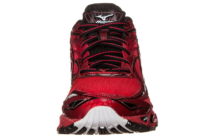 Lookbook Mizuno Wave Prophecy 6 Baskets Basses Résistantes Rouge Noir J1GC170010