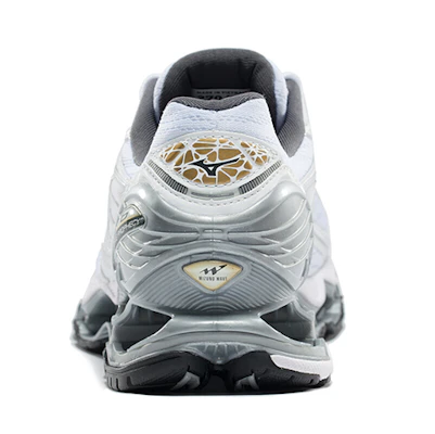 Mizuno 波浪預言6 跑步鞋 白灰色 Shop Mizuno 波浪預言6 跑步鞋 白灰色