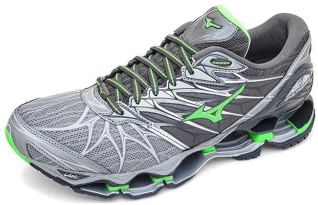 Mizuno Wave Prophecy 7 'Gris Oscuro Verde Neón' J1GC180037 Lookbook Mizuno Wave Prophecy 7 'Gris Oscuro Verde Neón' J1GC180037
