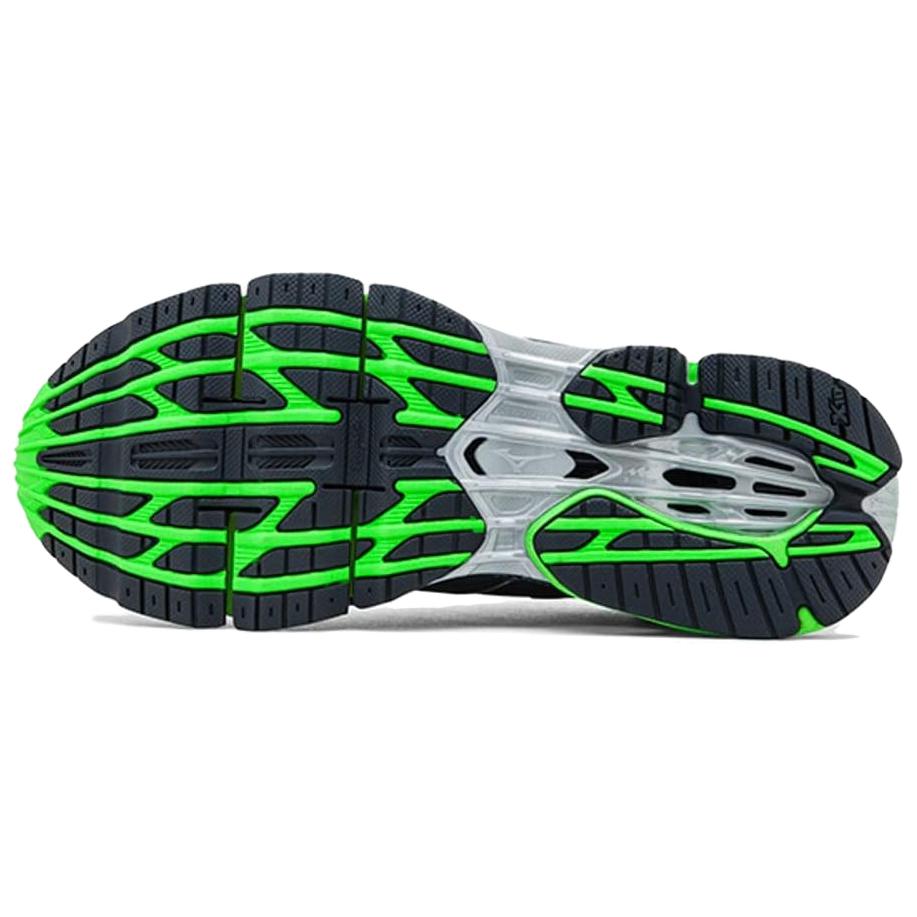 Shop Mizuno Wave Prophecy 7 ''Grigio Scuro Neon Verde'' J1GC180037