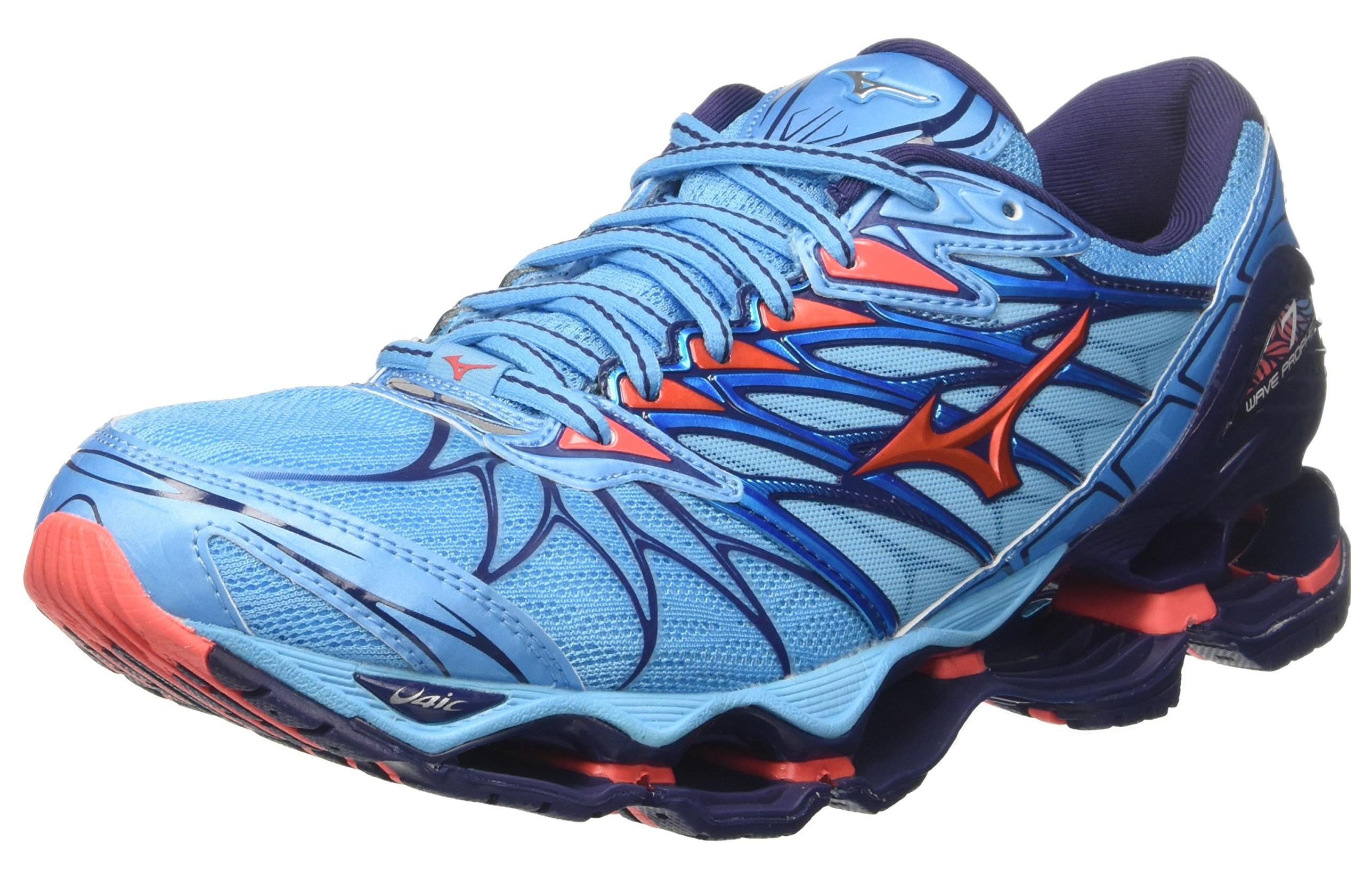 Lookbook Mizuno Wave Prophecy 7 Basse Bleu J1GD180065
