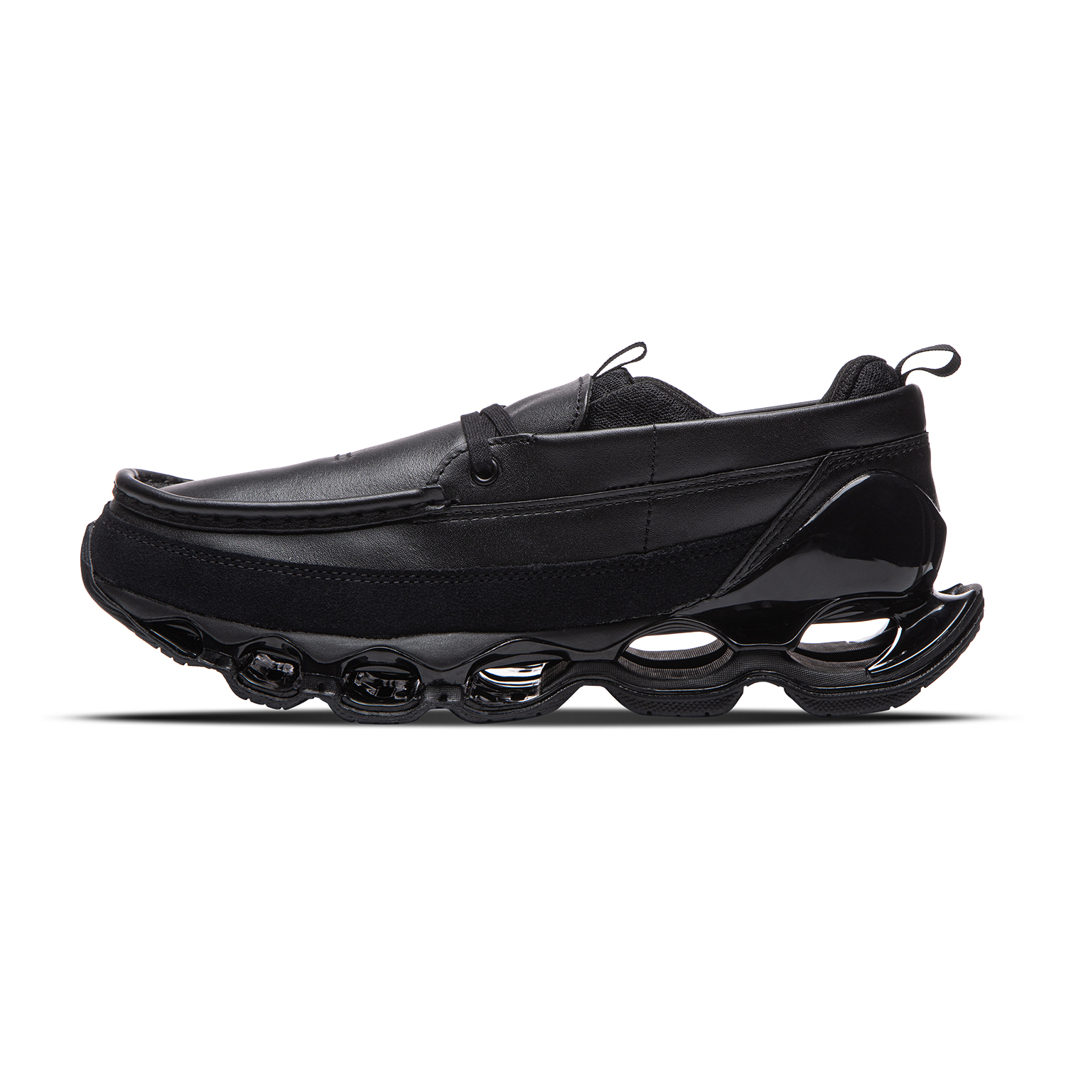 Mizuno Wave Prophecy Moc Black Leather Casual Low-Top Sneakers. D1GD261401-1