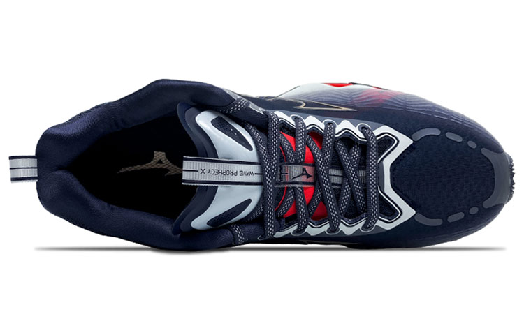 Lookbook Mizuno Prophecy X 預言10 時尚 低筒 跑步鞋 男款 黑紅