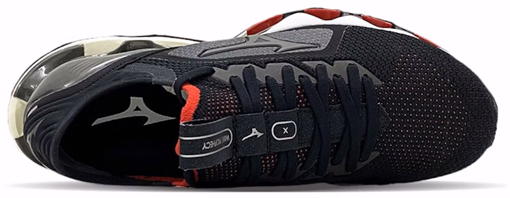 Mizuno Wave Prophecy X Black 'Comfort Durable Low-Top Running' J1GC214949 Lookbook Mizuno Wave Prophecy X Black 'Comfort Durable Low-Top Running' J1GC214949