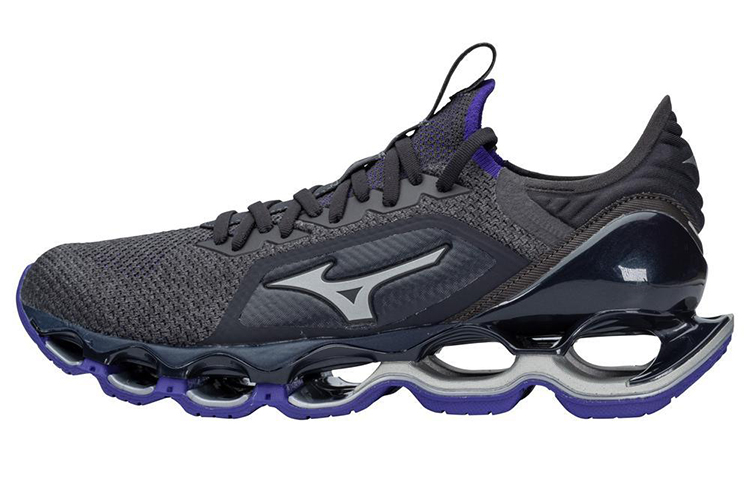 Mizuno Wave Prophecy X Knit 'Black Purple' J1GC214967