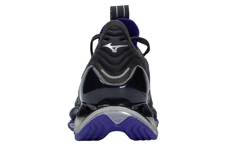 Shop Mizuno Wave Prophecy X Knit 'Black Purple' J1GC214967
