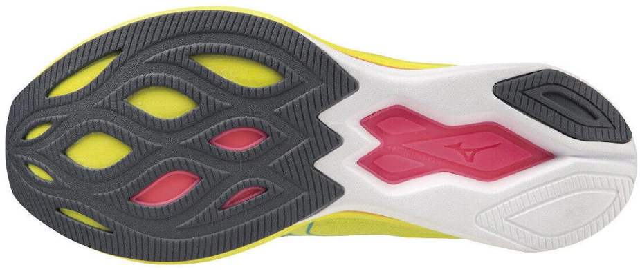 Mizuno Wave Rebellion ''Sonic Giallo Rosa'' J1GC233001 Shop Mizuno Wave Rebellion ''Sonic Giallo Rosa'' J1GC233001
