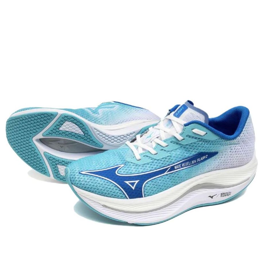 Details for Mizuno Wave Rebellion Flash 2 '河藍' 跑鞋 J1GC243551