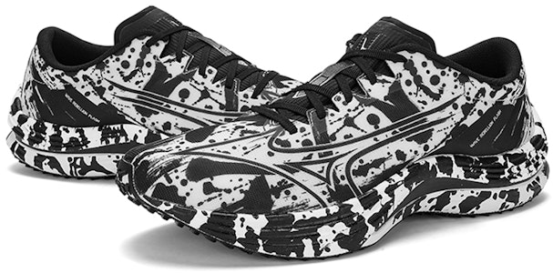 미즈노 웨이브 레벨리온 플래시 '화이트 블랙 스플래터' J1GC233604 Lookbook 미즈노 웨이브 레벨리온 플래시 '화이트 블랙 스플래터' J1GC233604